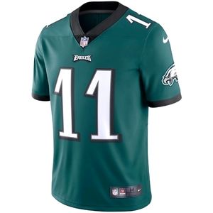 Nike Men's Philadelphia Eagles Carson Wentz #11 Green Game Jersey
